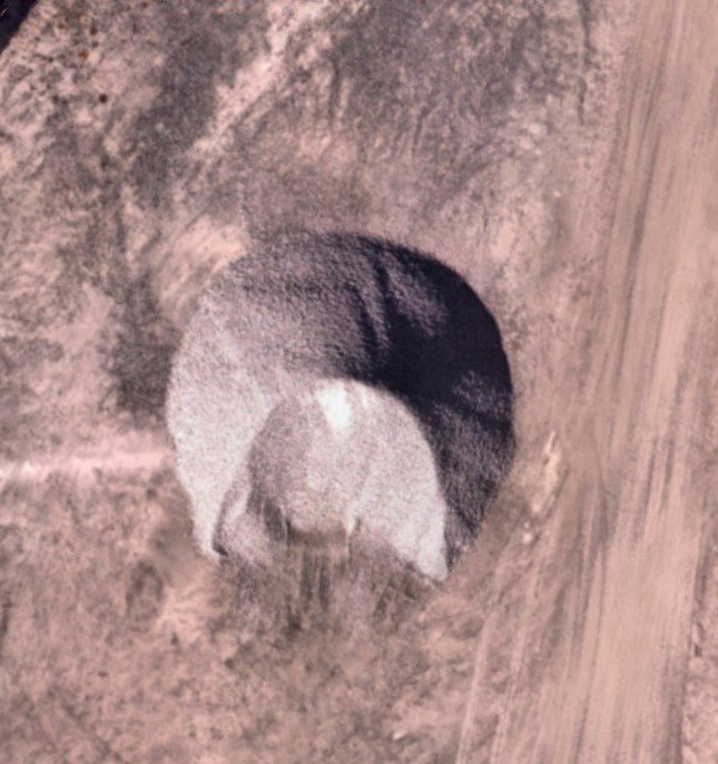 1,000 ton aggregate stockpile used for accuracy testing